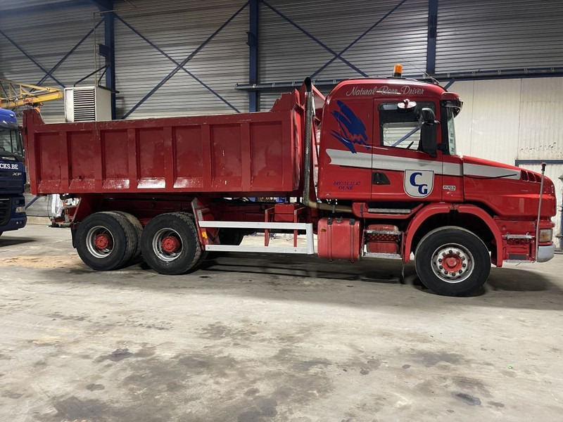 Scania T124-420 TORPEDO HAUBE - 6x4 - KIPPER - MANUAL GRS900 3+3 - STEEL SPRING / BALLIESTAS / LAMES / BLATT - Camión volquete: foto 5 Scania T124-420 TORPEDO HAUBE - 6x4 - KIPPER - MANUAL GRS900 3+3 - STEEL SPRING / BALLIESTAS / LAMES / BLATT - Camión volquete: foto 5