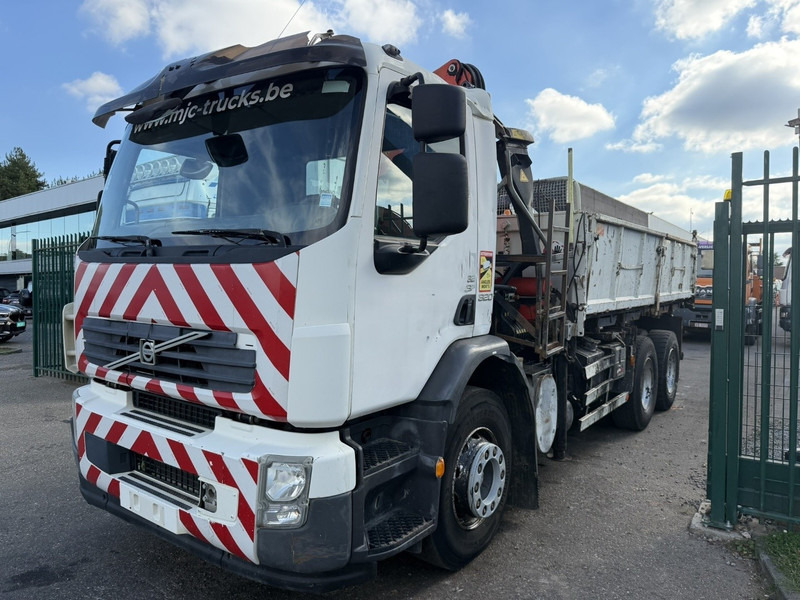 Volvo FE 320 6x4 TIPPER + CRANE PALINGER PK12001 A - RADIO - 5/6 F ROTATOR - STEEL SPRING / LAMES / BLATT - EURO 4 - BE TRUCK - Camión volquete, Camión grúa: foto 2 Volvo FE 320 6x4 TIPPER + CRANE PALINGER PK12001 A - RADIO - 5/6 F ROTATOR - STEEL SPRING / LAMES / BLATT - EURO 4 - BE TRUCK - Camión volquete, Camión grúa: foto 2