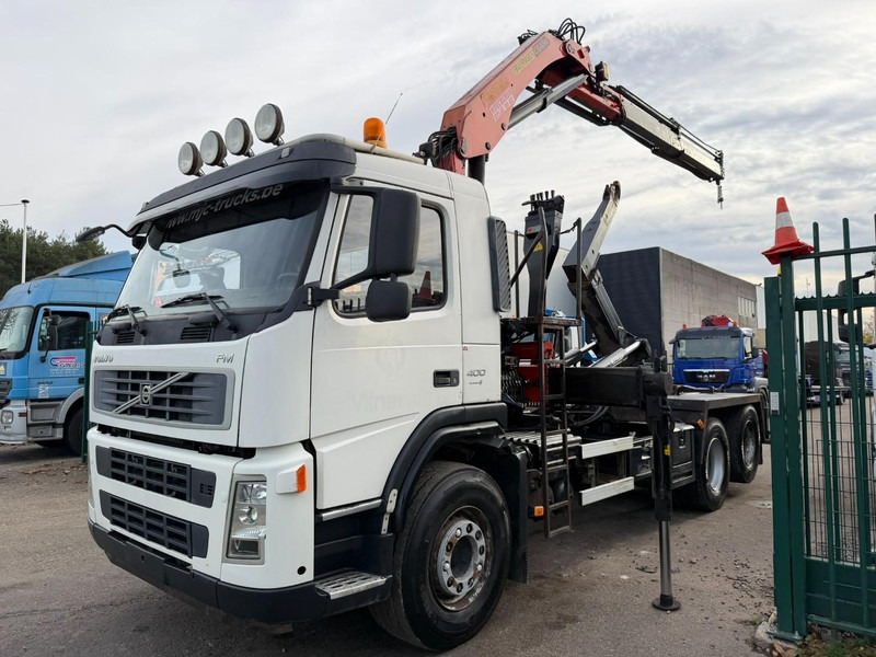 Volvo FM 400 6x2 HOOKLIFT + CRANE PALFINGER PK 15500 B (2x) - 5/6 F - MANUAL - EURO 4 - BE TRUCK - Camión multibasculante, Camión grúa: foto 2 Volvo FM 400 6x2 HOOKLIFT + CRANE PALFINGER PK 15500 B (2x) - 5/6 F - MANUAL - EURO 4 - BE TRUCK - Camión multibasculante, Camión grúa: foto 2