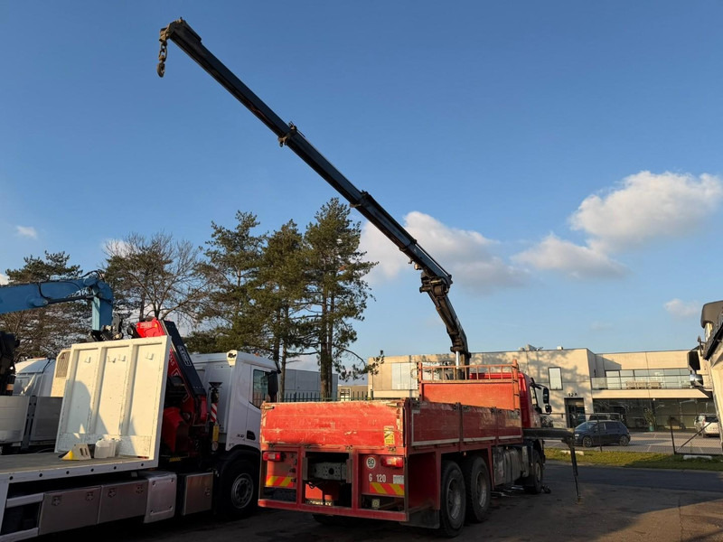 Volvo FMX 420 6X4 + CRANE HMF 1720 + winch + radio - BIG AXLES / HUB REDUCTION - STEEL SPRING / BLATT - PLATFORM 6m10 - Camión grúa: foto 3 Volvo FMX 420 6X4 + CRANE HMF 1720 + winch + radio - BIG AXLES / HUB REDUCTION - STEEL SPRING / BLATT - PLATFORM 6m10 - Camión grúa: foto 3