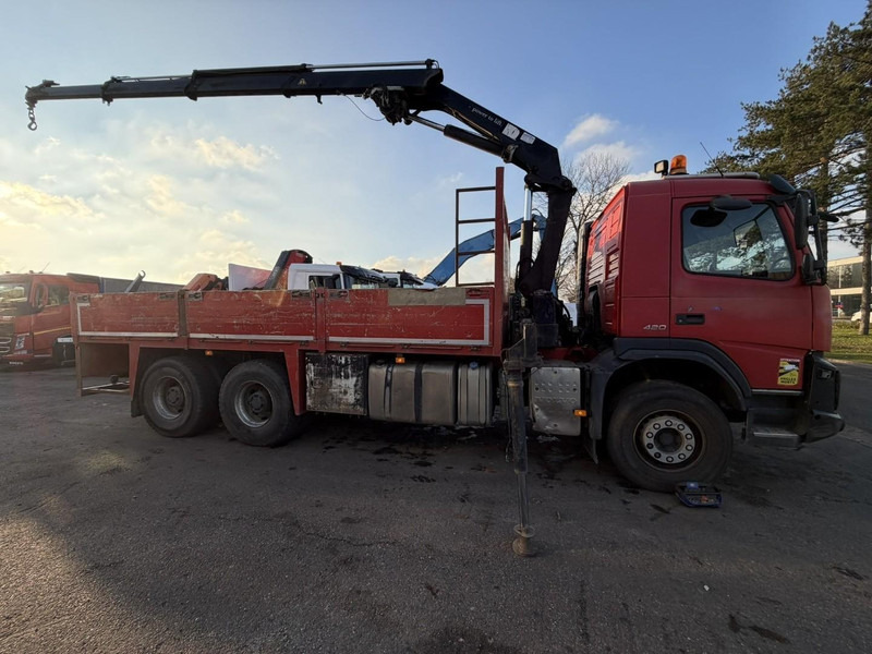 Volvo FMX 420 6X4 + CRANE HMF 1720 + winch + radio - BIG AXLES / HUB REDUCTION - STEEL SPRING / BLATT - PLATFORM 6m10 - Camión grúa: foto 5 Volvo FMX 420 6X4 + CRANE HMF 1720 + winch + radio - BIG AXLES / HUB REDUCTION - STEEL SPRING / BLATT - PLATFORM 6m10 - Camión grúa: foto 5