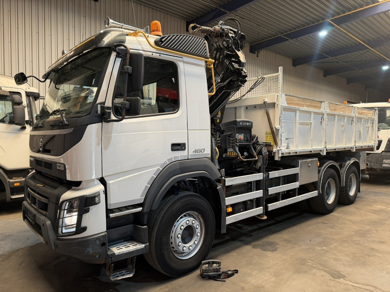 Volvo FMX 460 6x4 TIPPER + CRANE HIAB 244 E-5 HIPRO - ROTATOR - RADIO - *349.000km* - EURO 6 - BE TRUCK - Camión volquete, Camión grúa: foto 2 Volvo FMX 460 6x4 TIPPER + CRANE HIAB 244 E-5 HIPRO - ROTATOR - RADIO - *349.000km* - EURO 6 - BE TRUCK - Camión volquete, Camión grúa: foto 2