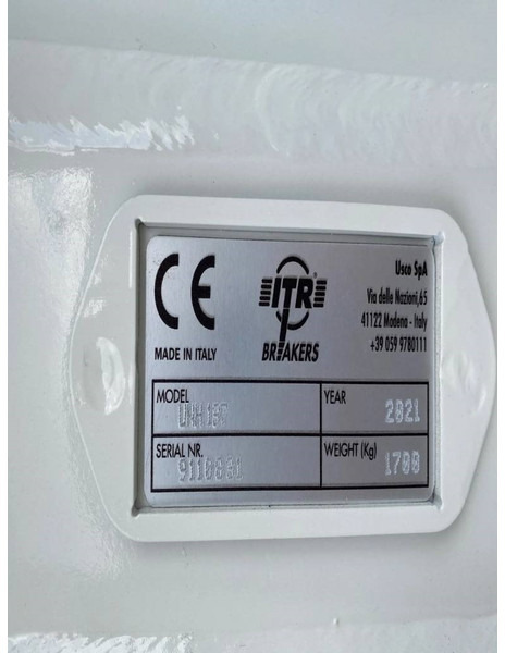 ITR UNH137 - Martillo hidráulico para Maquinaria de construcción: foto 3 ITR UNH137 - Martillo hidráulico para Maquinaria de construcción: foto 3