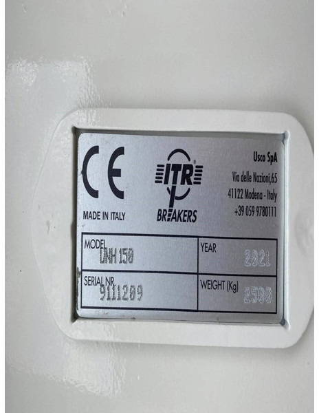 ITR UNH150 - Martillo hidráulico para Maquinaria de construcción: foto 3 ITR UNH150 - Martillo hidráulico para Maquinaria de construcción: foto 3