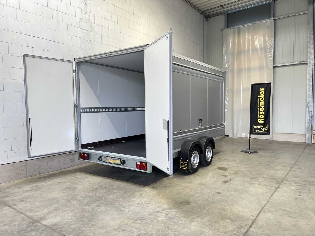 Remolque caja cerrada nuevo VEZEKO TK D 27.40 Flügeltüren+Seitenk Kofferanhänger Promotionanhänger: foto 8