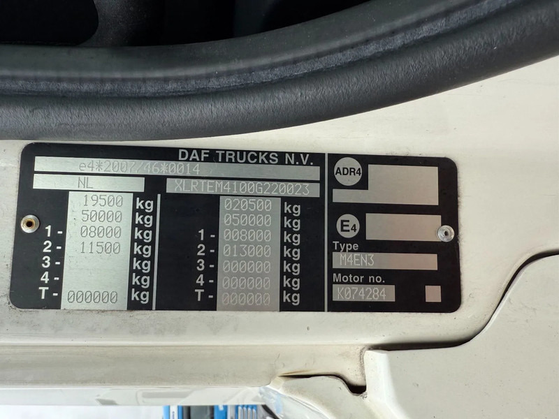 Cabeza tractora DAF CF 410 4X2 SPACECAB EURO6 DISTRIBUTIETREKKER MILIEUZONE DAF ONDERHOUD HOLLAND TRUCK!!!: foto 7