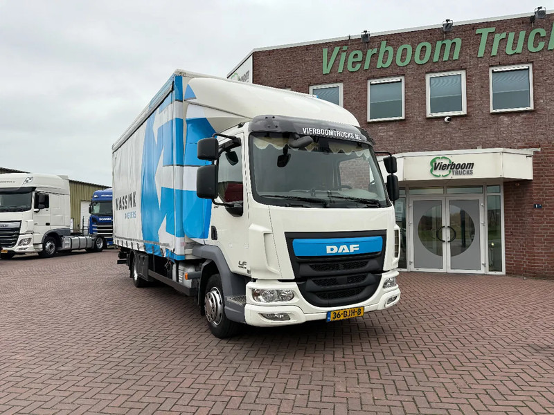 DAF LF 210 LF210 4X2 / Slaapcabine / 11.990KG / D'hollandia 1.50KG / DAF dealer onderhoud - Camión caja cerrada: foto 1 DAF LF 210 LF210 4X2 / Slaapcabine / 11.990KG / D'hollandia 1.50KG / DAF dealer onderhoud - Camión caja cerrada: foto 1