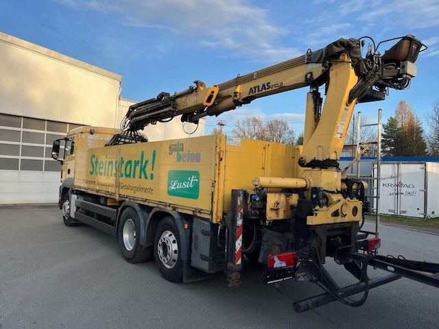MAN TGS 26.400 Baustoff LKW mit Ladekran Atlas 210.2 - Camión caja abierta, Camión grúa: foto 5 MAN TGS 26.400 Baustoff LKW mit Ladekran Atlas 210.2 - Camión caja abierta, Camión grúa: foto 5