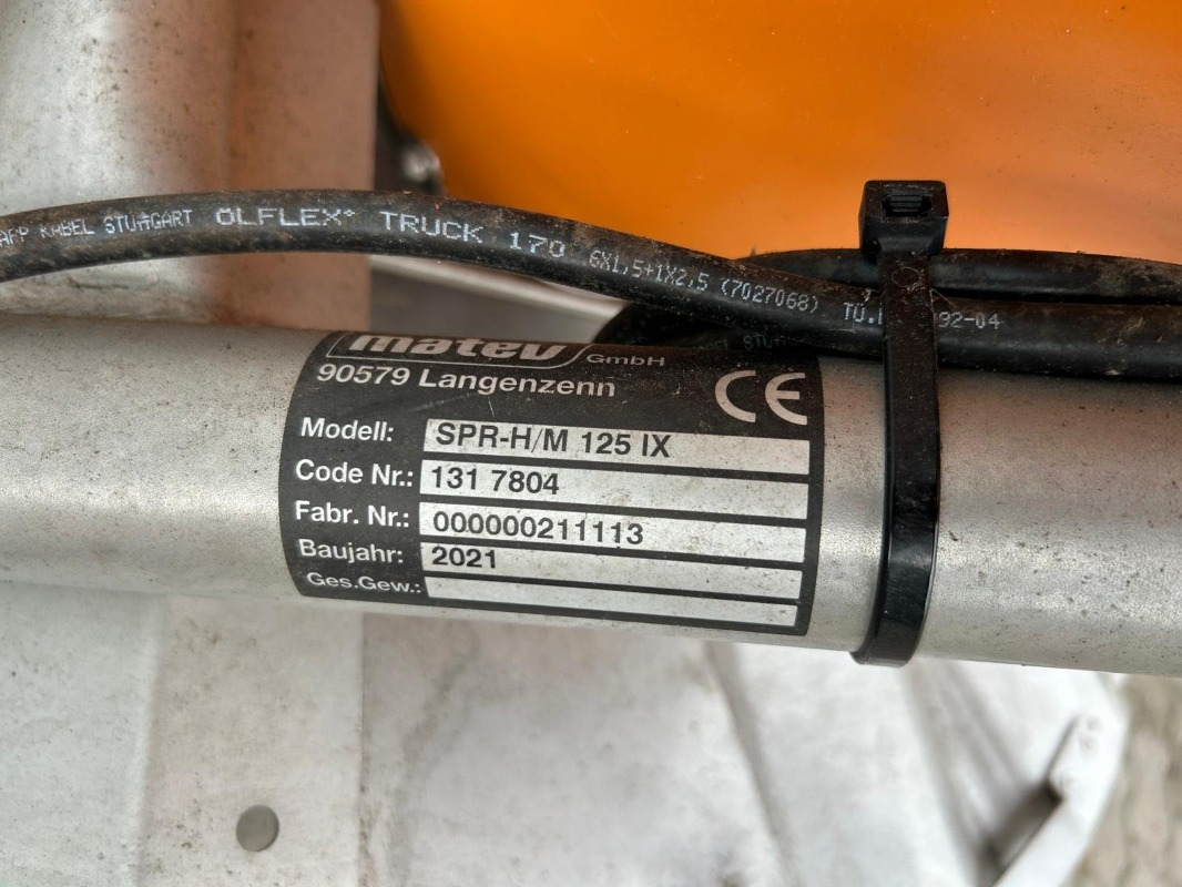 Matev SPR-H/M 125 IX - Esparcidor de sal: foto 2 Matev SPR-H/M 125 IX - Esparcidor de sal: foto 2