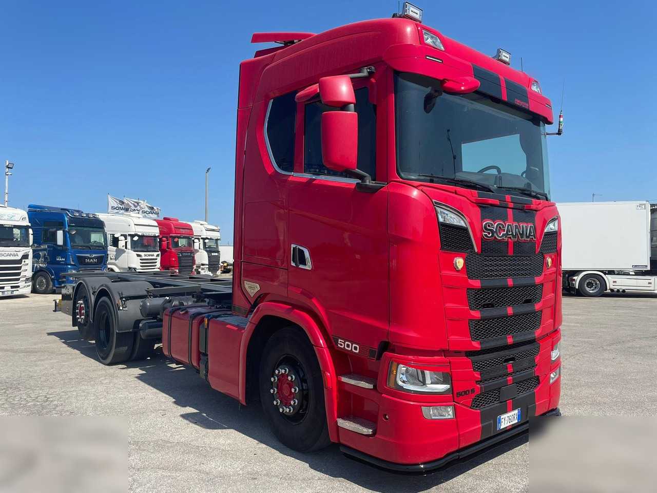 SCANIA S500 - Camión portacontenedore/ Intercambiable: foto 1 SCANIA S500 - Camión portacontenedore/ Intercambiable: foto 1