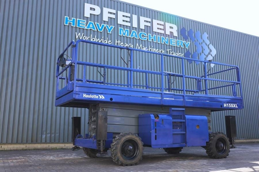 Haulotte H15SXL Diesel, 4x4 Drive, 15m Working Height, 500k - Plataforma de tijeras: foto 1 Haulotte H15SXL Diesel, 4x4 Drive, 15m Working Height, 500k - Plataforma de tijeras: foto 1