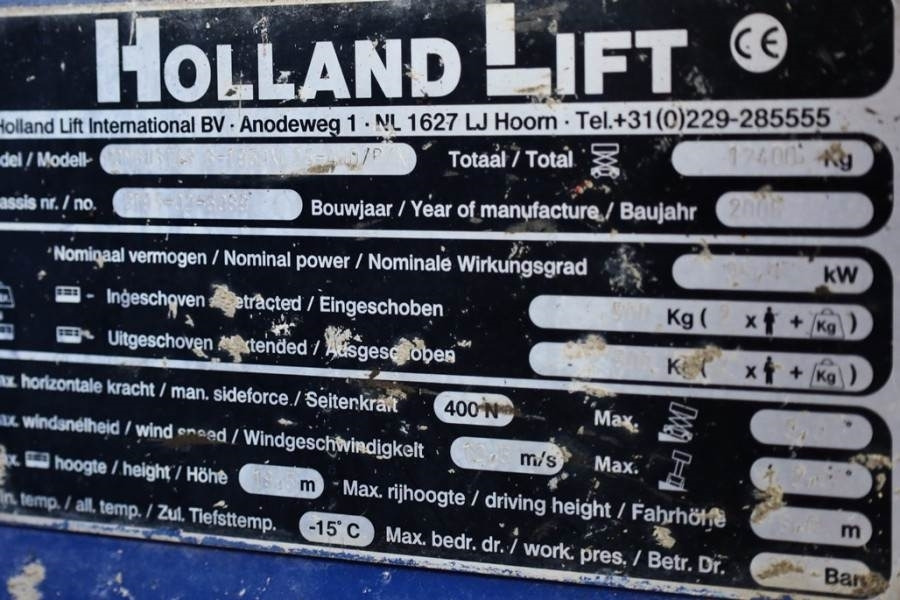 Holland Lift Combistar B-195DXL25-4WD Diesel, 4x4 Drive, 21.5m - Plataforma de tijeras: foto 3 Holland Lift Combistar B-195DXL25-4WD Diesel, 4x4 Drive, 21.5m - Plataforma de tijeras: foto 3
