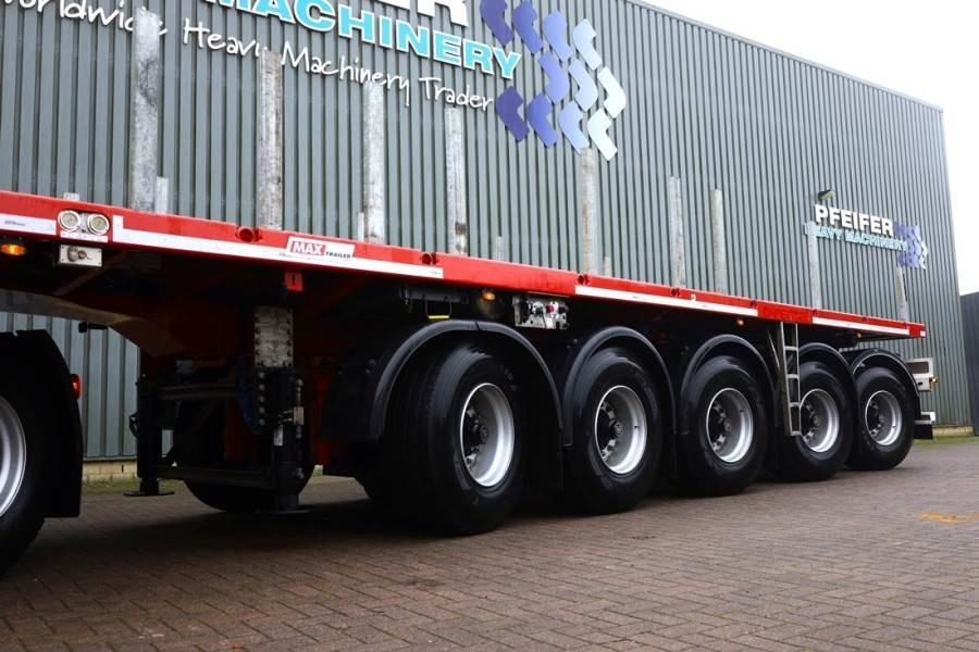 MAX Trailer MAX410 The MAX410 with hydro-mechanical" steering - Semirremolque plataforma/ Caja abierta: foto 2 MAX Trailer MAX410 The MAX410 with hydro-mechanical" steering - Semirremolque plataforma/ Caja abierta: foto 2