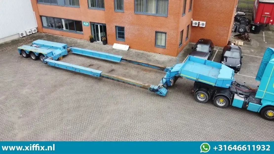 Faymonville 3-ass. Uitschuifbare dieplader met afneembare zwanenhals / Hydr. Vre - Semirremolque góndola rebajadas: foto 1 Faymonville 3-ass. Uitschuifbare dieplader met afneembare zwanenhals / Hydr. Vre - Semirremolque góndola rebajadas: foto 1