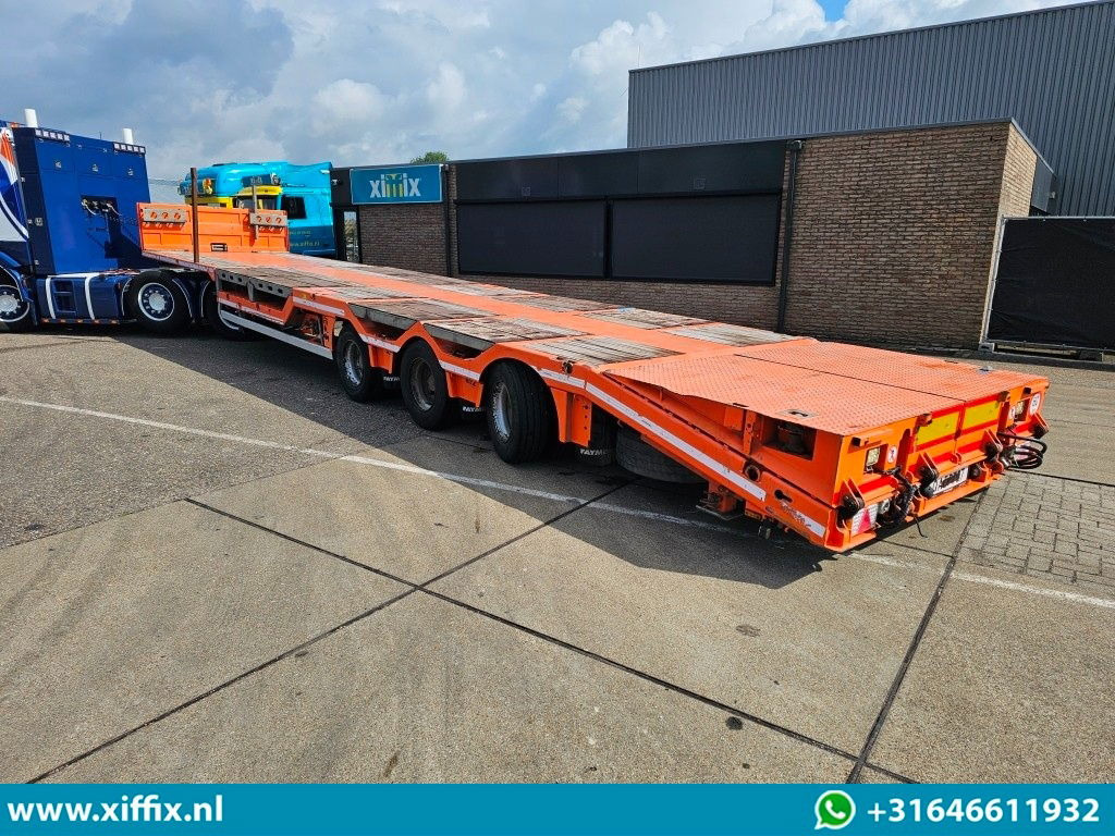 Faymonville 3-ass. Vlakke uitschuifbare Mega oplegger / Uitklapbare laadvloer klep / Naloop gestuurd - Semirremolque plataforma/ Caja abierta: foto 4 Faymonville 3-ass. Vlakke uitschuifbare Mega oplegger / Uitklapbare laadvloer klep / Naloop gestuurd - Semirremolque plataforma/ Caja abierta: foto 4