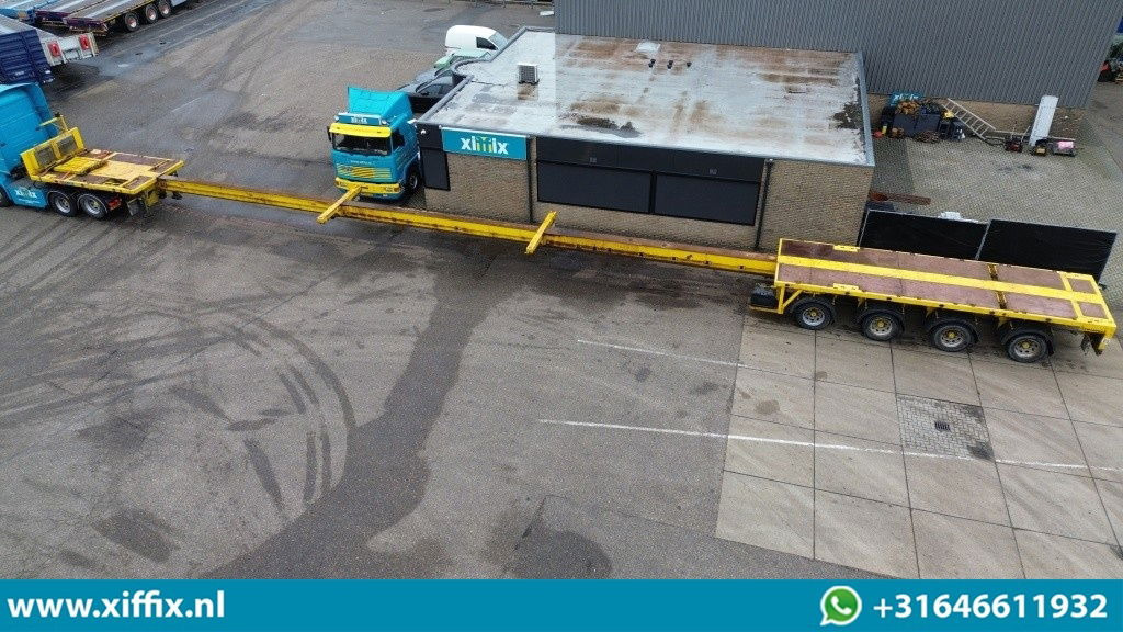 Faymonville 4-ass. Vlakke triple 3x uitschuifbare oplegger / 35 meter / 4x gestuurd - Semirremolque plataforma/ Caja abierta: foto 3 Faymonville 4-ass. Vlakke triple 3x uitschuifbare oplegger / 35 meter / 4x gestuurd - Semirremolque plataforma/ Caja abierta: foto 3