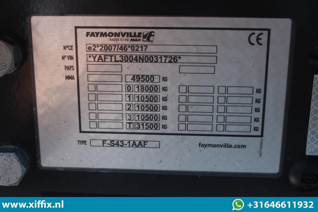 Semirremolque góndola rebajadas Faymonville TE Huur 3-ass. Semi dieplader met dubbele hydr. Kleppen en hefbed /: foto 15 Semirremolque góndola rebajadas Faymonville TE Huur 3-ass. Semi dieplader met dubbele hydr. Kleppen en hefbed /: foto 15