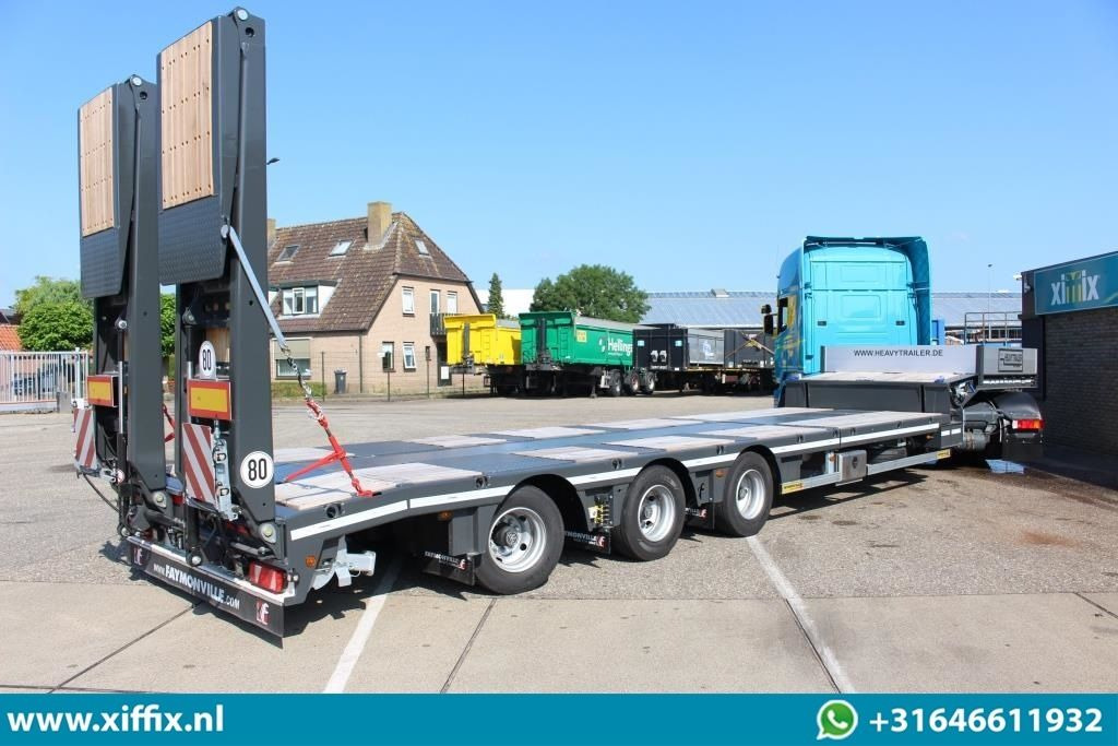 Faymonville TE Huur 3-ass. Semi dieplader met dubbele hydr. Kleppen en hefbed / - Semirremolque góndola rebajadas: foto 4 Faymonville TE Huur 3-ass. Semi dieplader met dubbele hydr. Kleppen en hefbed / - Semirremolque góndola rebajadas: foto 4