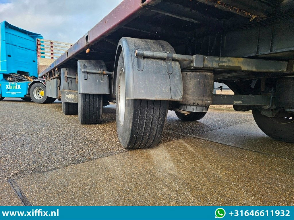 Meusburger 3-ass. Vlakke uitschuifbare oplegger / 3x gestuurd - Semirremolque plataforma/ Caja abierta: foto 5 Meusburger 3-ass. Vlakke uitschuifbare oplegger / 3x gestuurd - Semirremolque plataforma/ Caja abierta: foto 5