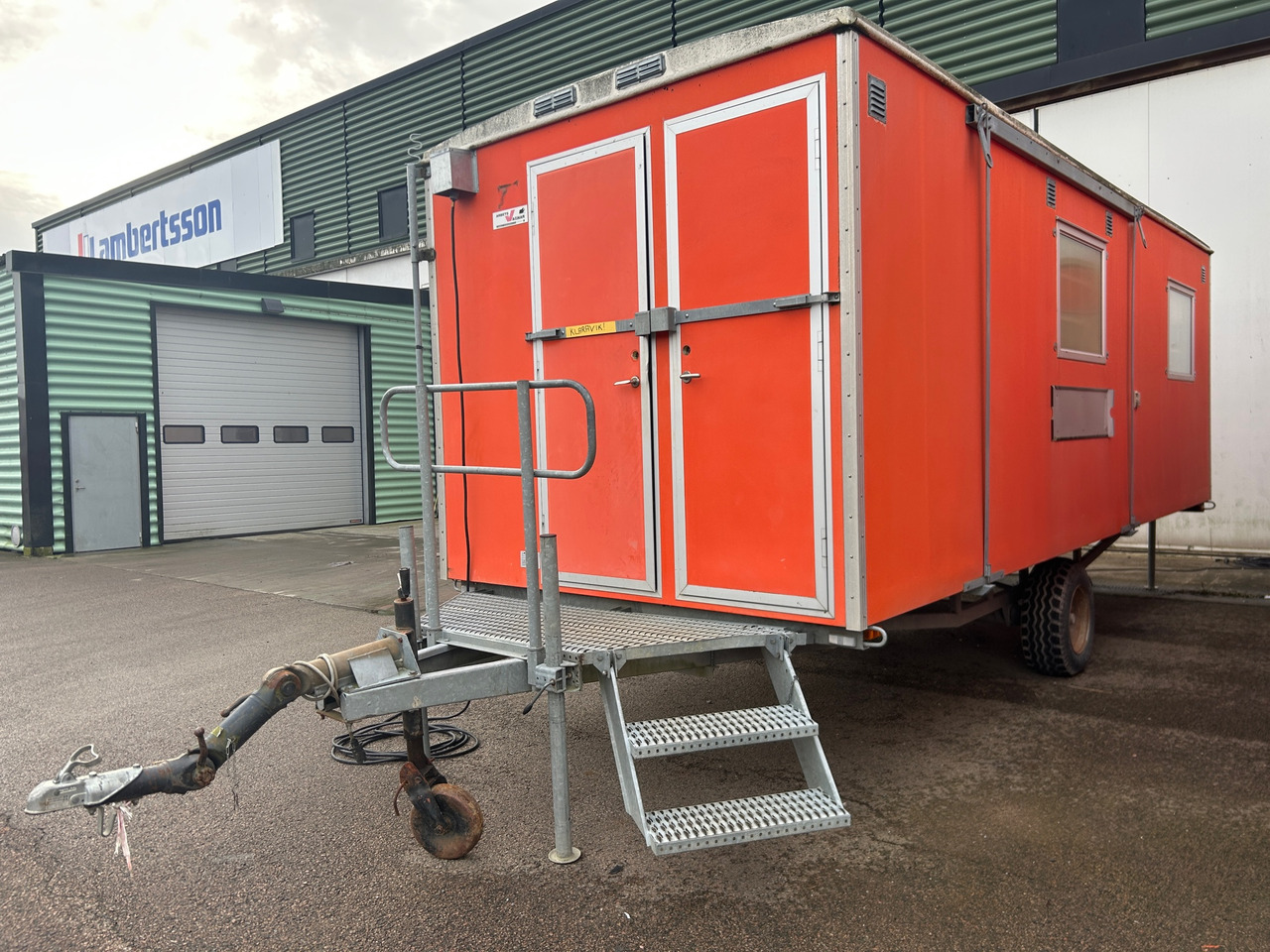 Arbetsvagnar PV 6 - Casa contenedor, Remolque: foto 1 Arbetsvagnar PV 6 - Casa contenedor, Remolque: foto 1