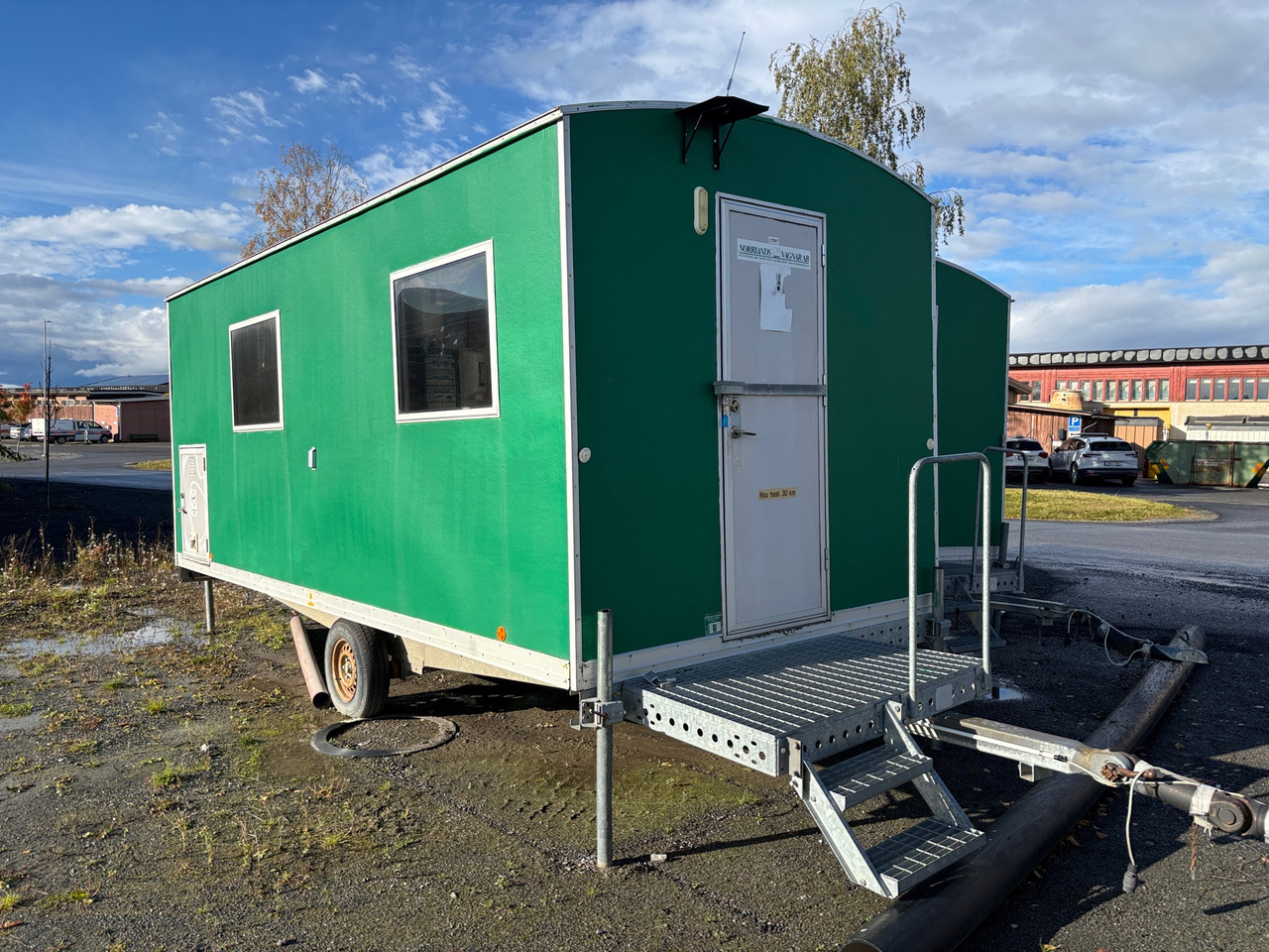 Norrlandsvagnar OMF4-30 - Casa contenedor, Remolque: foto 1 Norrlandsvagnar OMF4-30 - Casa contenedor, Remolque: foto 1