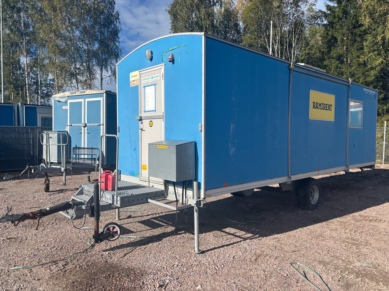 Norrlandsvagnar OMFT5-50D - Casa contenedor, Remolque: foto 1 Norrlandsvagnar OMFT5-50D - Casa contenedor, Remolque: foto 1