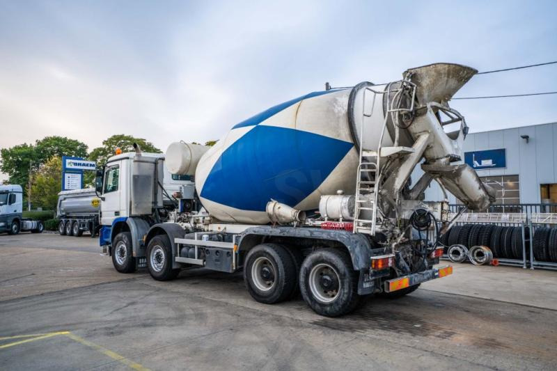 Mercedes ACTROS 4141 BB-MP2 + MIXER 9M3 - Camión hormigonera: foto 5 Mercedes ACTROS 4141 BB-MP2 + MIXER 9M3 - Camión hormigonera: foto 5