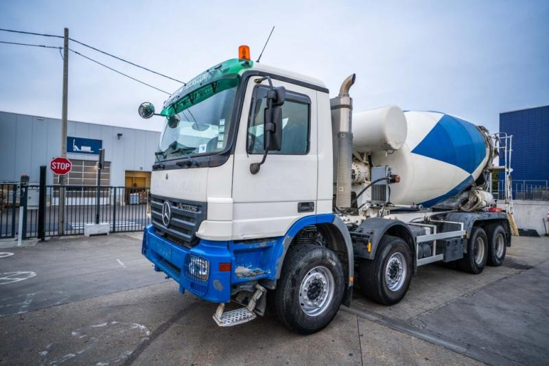 Mercedes ACTROS 4141 BB-MP2 + MIXER 9M3 - Camión hormigonera: foto 1 Mercedes ACTROS 4141 BB-MP2 + MIXER 9M3 - Camión hormigonera: foto 1