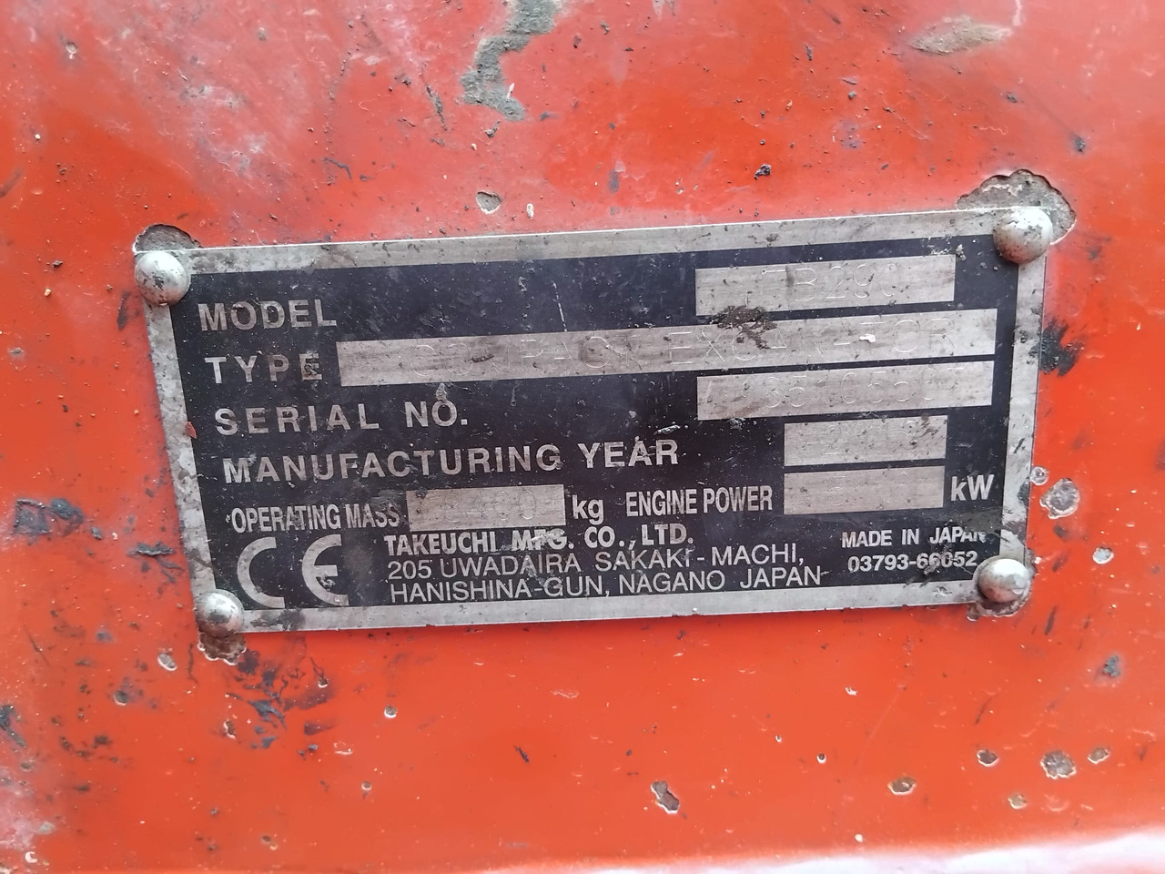 Miniexcavadora TAKEUCHI TB290: foto 16