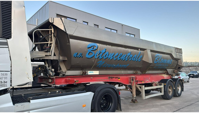 MOL KF85F/20T/37AI (BELGIAN TRAILER / DRUM BRAKES / FREINES TAMBOUR / BPW AXLES) - Semirremolque volquete: foto 1 MOL KF85F/20T/37AI (BELGIAN TRAILER / DRUM BRAKES / FREINES TAMBOUR / BPW AXLES) - Semirremolque volquete: foto 1