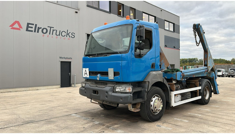 Renault KERAX (GRAND PONT / LAMES / PROPRE / BOITE MANUELLE / STEEL SUSP.) - Camión portacontenedor de cadenas: foto 1 Renault KERAX (GRAND PONT / LAMES / PROPRE / BOITE MANUELLE / STEEL SUSP.) - Camión portacontenedor de cadenas: foto 1
