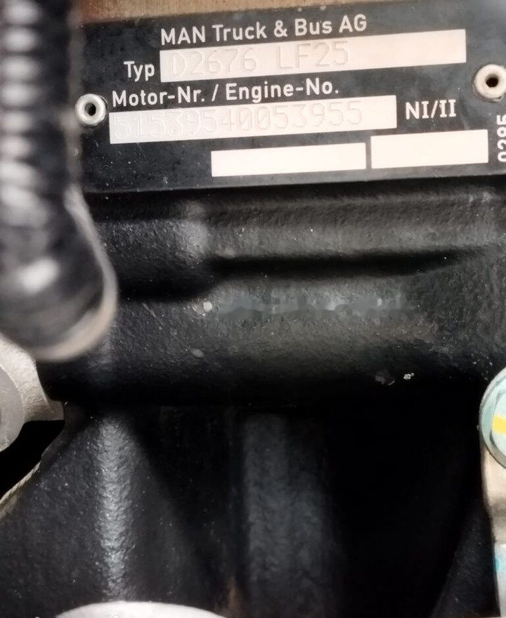 MAN TGX TGS TGA EURO 6 D2676LF25 MAN D2676LF25 truck - Motor para Camión: foto 1 MAN TGX TGS TGA EURO 6 D2676LF25 MAN D2676LF25 truck - Motor para Camión: foto 1