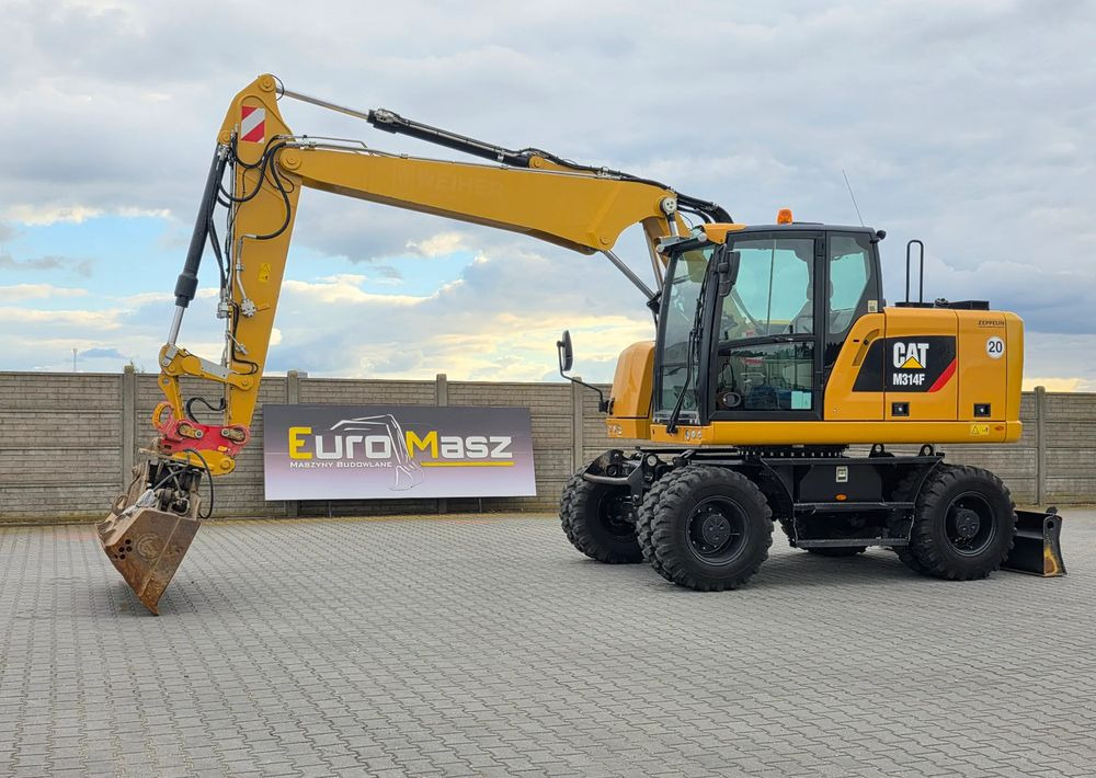 Excavadora de ruedas Caterpillar M314F, 2016 ROK, TYLKO 3300 MTH ! ! !: foto 1