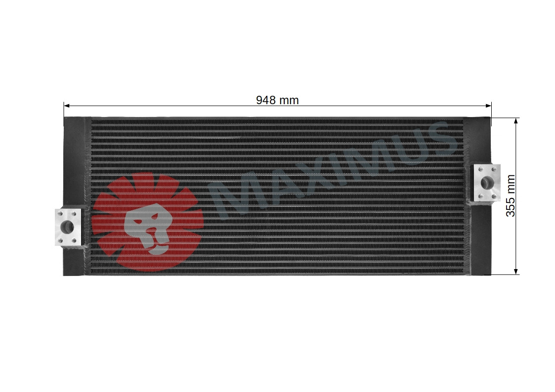 LIEBHERR A900 , A904 , R900 , - Enfriador de aceite para Excavadora: foto 3 LIEBHERR A900 , A904 , R900 , - Enfriador de aceite para Excavadora: foto 3