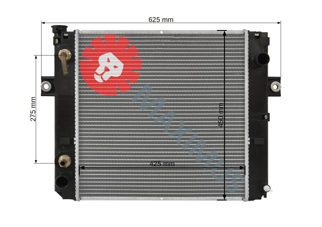 NISSAN WÓZEK WIDŁOWY - Radiador para Carretilla elevadora: foto 2 NISSAN WÓZEK WIDŁOWY - Radiador para Carretilla elevadora: foto 2