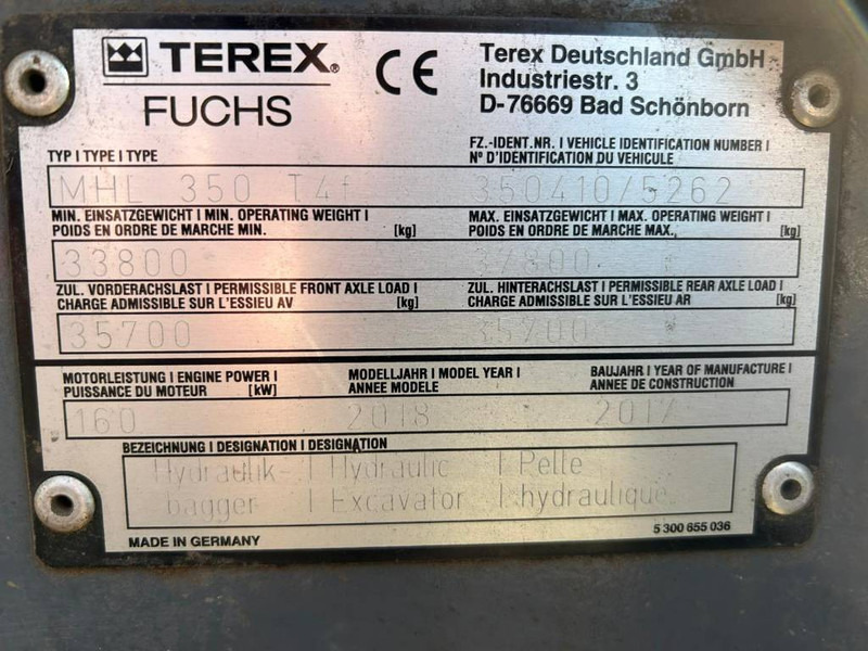 Leasing de Fuchs MHL350F Fuchs MHL350F: foto 18