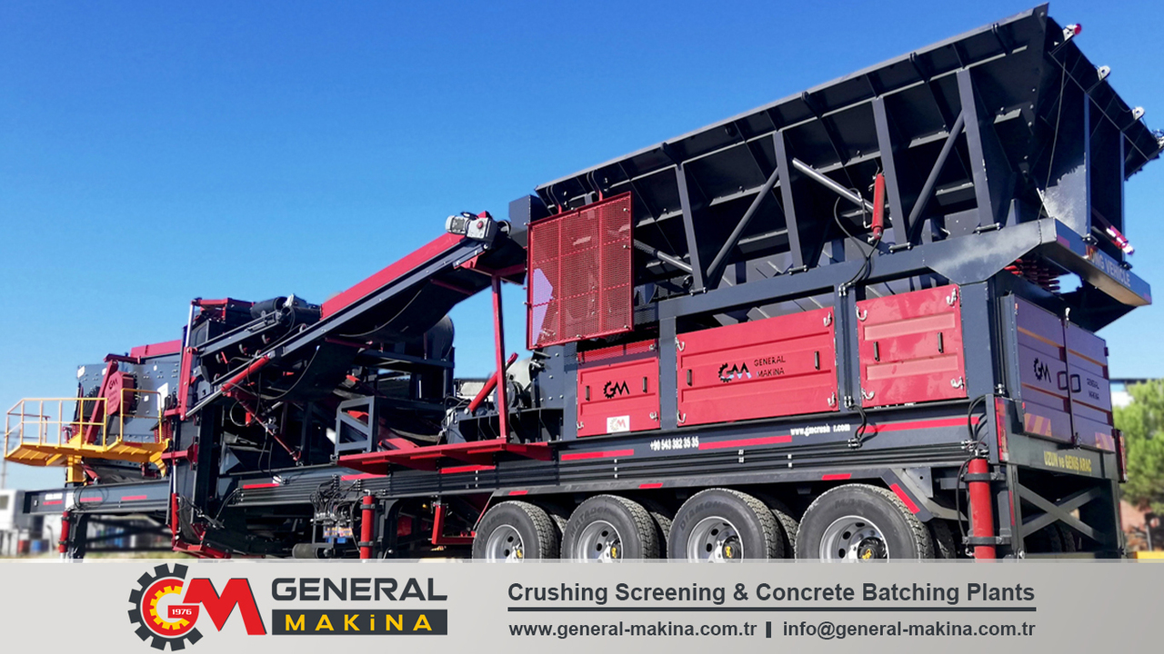 Trituradora móvil nuevo GENERAL MAKİNA HOT Sale Crushing Plants: foto 9 Trituradora móvil nuevo GENERAL MAKİNA HOT Sale Crushing Plants: foto 9