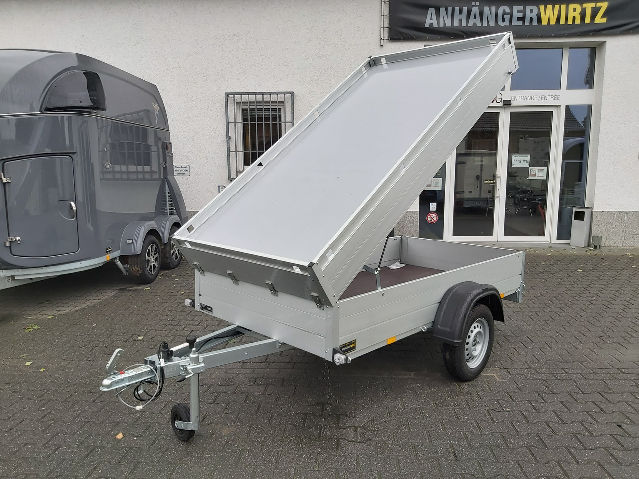 ALUBOXX Deckelanhänger GT 750 HT 251x126x48cm (S) 750kg - Remolque de coche: foto 1 ALUBOXX Deckelanhänger GT 750 HT 251x126x48cm (S) 750kg - Remolque de coche: foto 1