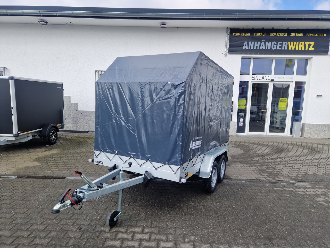 Aluliner Planen Anhänger GTT 2000 301x151x180cm Plane schräg (M) 2000kg März Aktion - Remolque con toldo: foto 2 Aluliner Planen Anhänger GTT 2000 301x151x180cm Plane schräg (M) 2000kg März Aktion - Remolque con toldo: foto 2