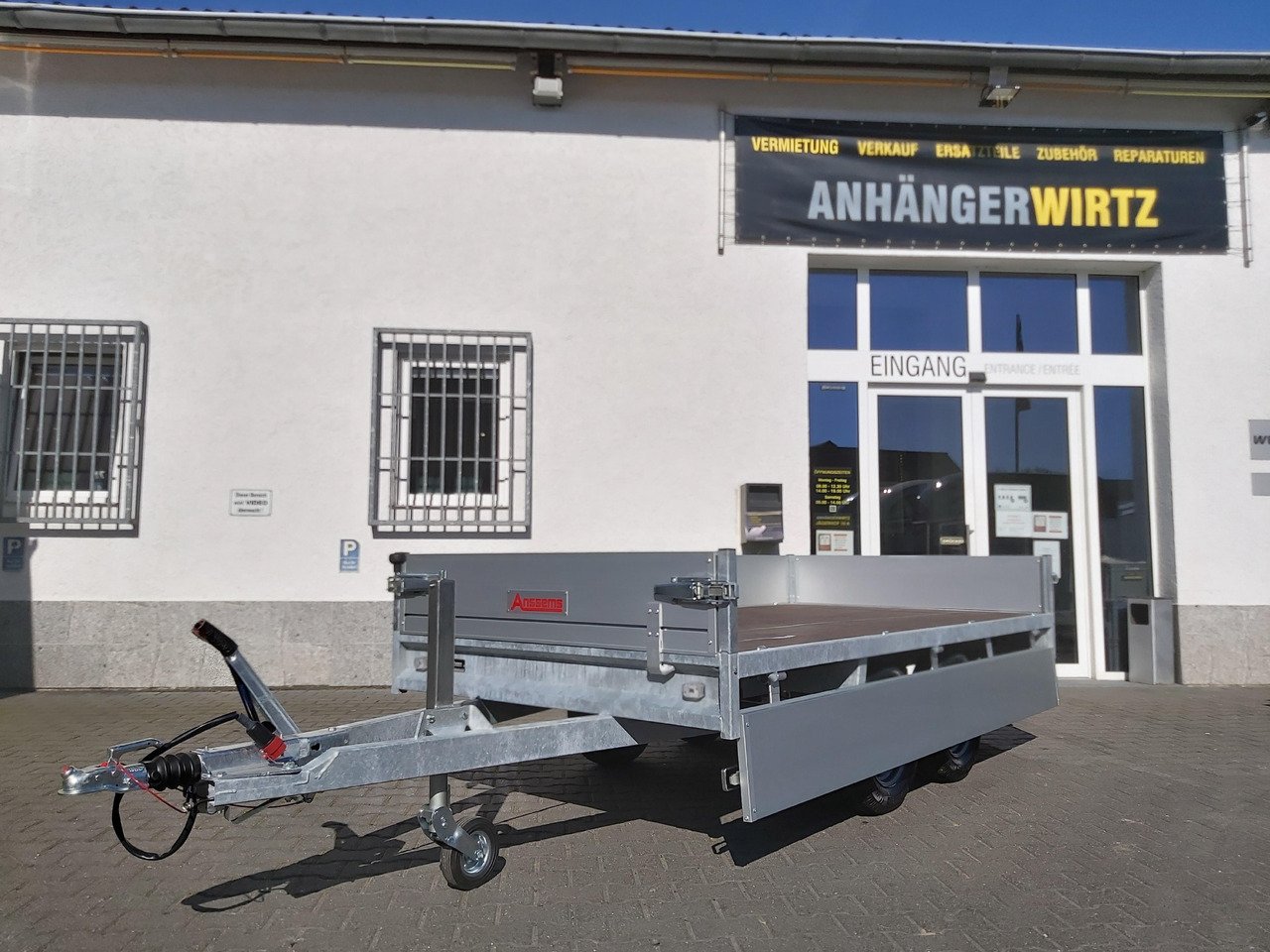 Anssems Hochlader PSX - S 2500 305x153x30cm (M) 2500kg preorder Aktion online - Remolque plataforma/ Caja abierta: foto 2 Anssems Hochlader PSX - S 2500 305x153x30cm (M) 2500kg preorder Aktion online - Remolque plataforma/ Caja abierta: foto 2