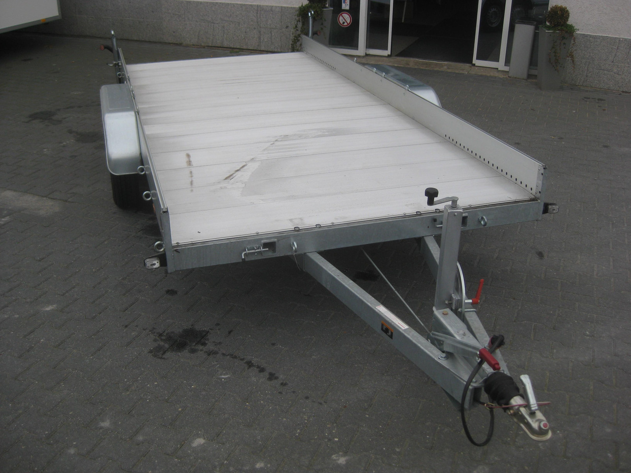 Anssems Transporter AMT 2500 440x190x18cm Aluboden Alurampen Seilwinde 2500kg Modell 22 - Remolque plataforma/ Caja abierta: foto 2 Anssems Transporter AMT 2500 440x190x18cm Aluboden Alurampen Seilwinde 2500kg Modell 22 - Remolque plataforma/ Caja abierta: foto 2