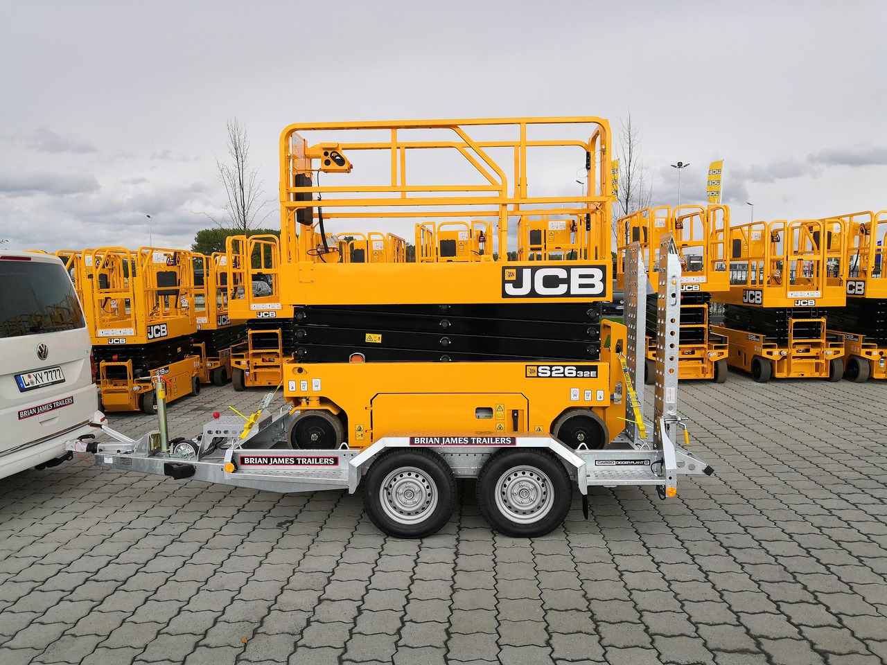 Brian James Digger Plant 543-2813-27 280x130cm Schaufelablage Rampen Reserverad 2700kg Aktion - Remolque porta maquinaria: foto 2 Brian James Digger Plant 543-2813-27 280x130cm Schaufelablage Rampen Reserverad 2700kg Aktion - Remolque porta maquinaria: foto 2