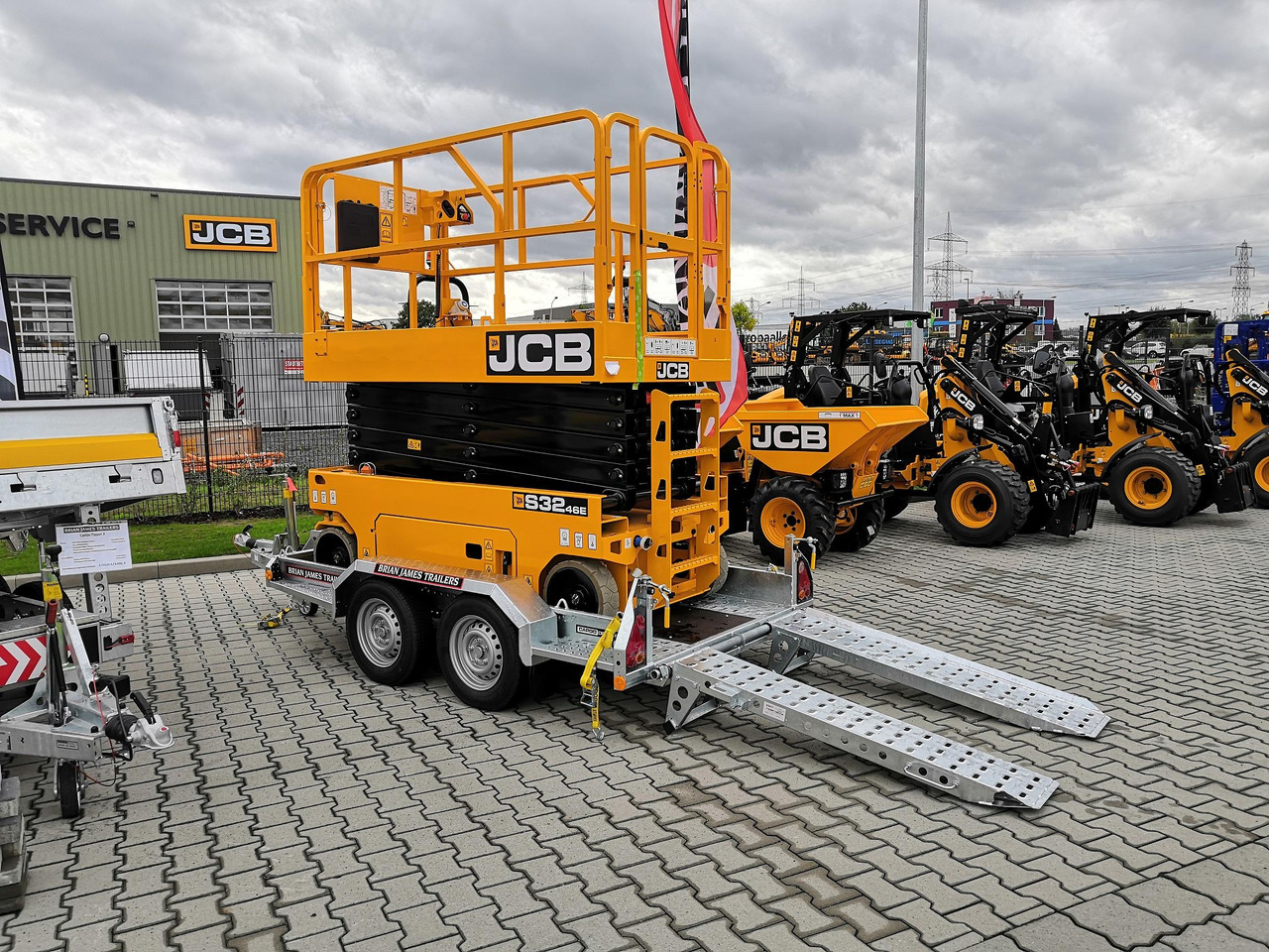 Brian James Digger Plant 543-2813-27 280x130cm Schaufelablage Rampen Reserverad 2700kg Aktion - Remolque porta maquinaria: foto 1 Brian James Digger Plant 543-2813-27 280x130cm Schaufelablage Rampen Reserverad 2700kg Aktion - Remolque porta maquinaria: foto 1