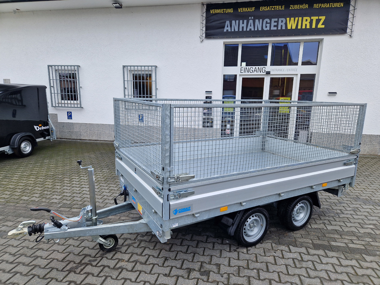 Remolque volquete Hapert COBALT HM-2 305x180x30cm Elektro & Laubgitter 2700kg: foto 10 Remolque volquete Hapert COBALT HM-2 305x180x30cm Elektro & Laubgitter 2700kg: foto 10