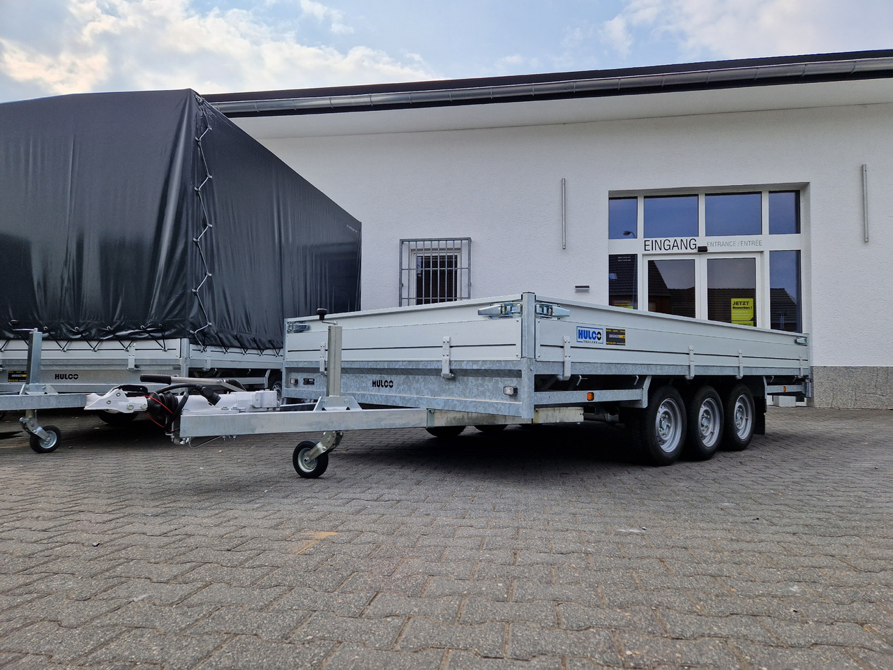 Remolque plataforma/ Caja abierta MEDAX - 3 3500 405x223x30cm Tridem 12" niedrig Fahrwerk (XL) 3500kg: foto 11