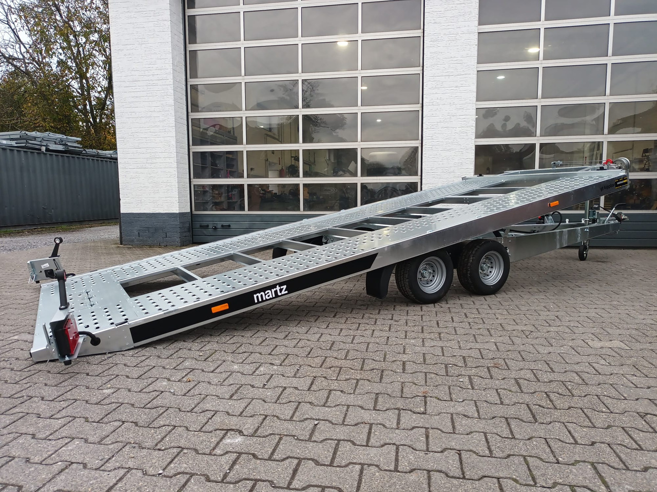 Martz Cartrailer GT KIPP 480/2 3T 480x205cm Profi Lohr Stahl Winde 10" 3000kg 100km/H - Remolque portavehículos: foto 1 Martz Cartrailer GT KIPP 480/2 3T 480x205cm Profi Lohr Stahl Winde 10" 3000kg 100km/H - Remolque portavehículos: foto 1