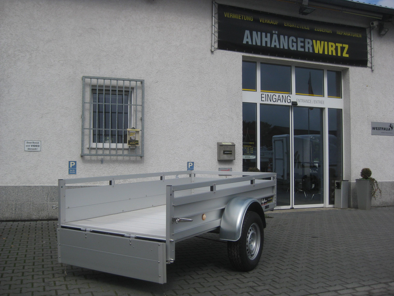 PKW Anhänger Koch Aluline+ 4.13 250x125x44cm ALUBODEN (S) 1300kg 100 km/H Online Abverkauf - Remolque de coche: foto 4 PKW Anhänger Koch Aluline+ 4.13 250x125x44cm ALUBODEN (S) 1300kg 100 km/H Online Abverkauf - Remolque de coche: foto 4