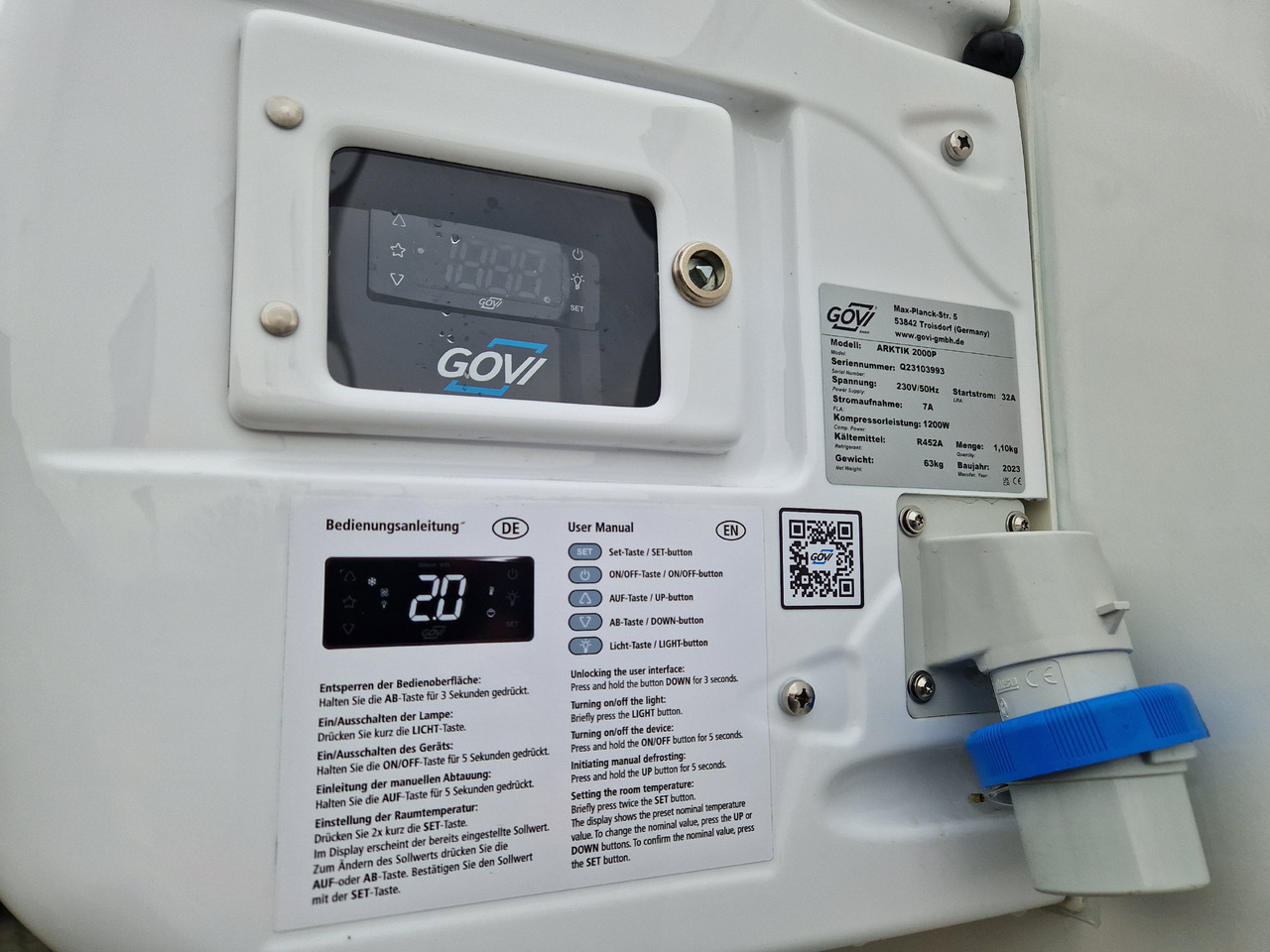 Tiefkühlanhänger 2719 F4 408x175x190cm GOVI Arktik 2000P Aluboden 2700kg - Remolque frigorífico: foto 3 Tiefkühlanhänger 2719 F4 408x175x190cm GOVI Arktik 2000P Aluboden 2700kg - Remolque frigorífico: foto 3