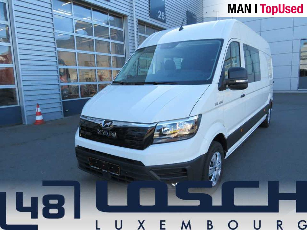 MAN TGE 3.180 4X2F L4H3 SB Doka Kasten Klima AHK ZV - Furgón, Furgoneta combi: foto 1 MAN TGE 3.180 4X2F L4H3 SB Doka Kasten Klima AHK ZV - Furgón, Furgoneta combi: foto 1