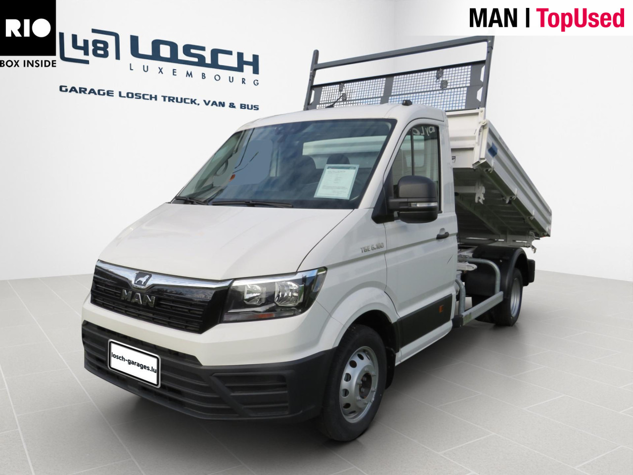 MAN TGE 6.160 4X2 L3 SB EK Meiller-DSK RWD Klima AHK - Furgoneta basculante: foto 1 MAN TGE 6.160 4X2 L3 SB EK Meiller-DSK RWD Klima AHK - Furgoneta basculante: foto 1